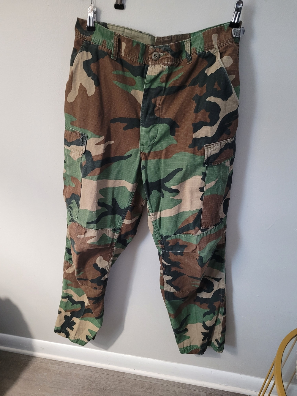Source Unknown Mens Camo Cargo Pants - Green Brown Black